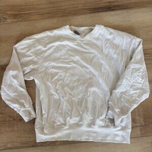 GREI White Crewneck Sweatshirt